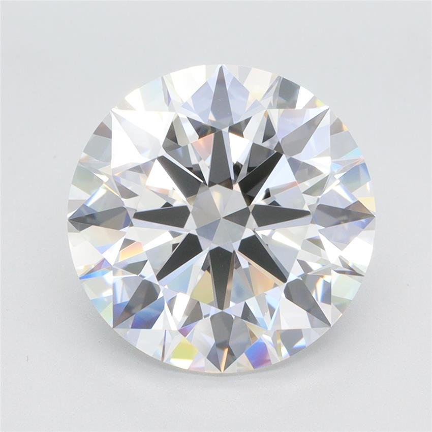 5.46ct F VVS1 Rare Carat Ideal Cut Round Lab Grown Diamond