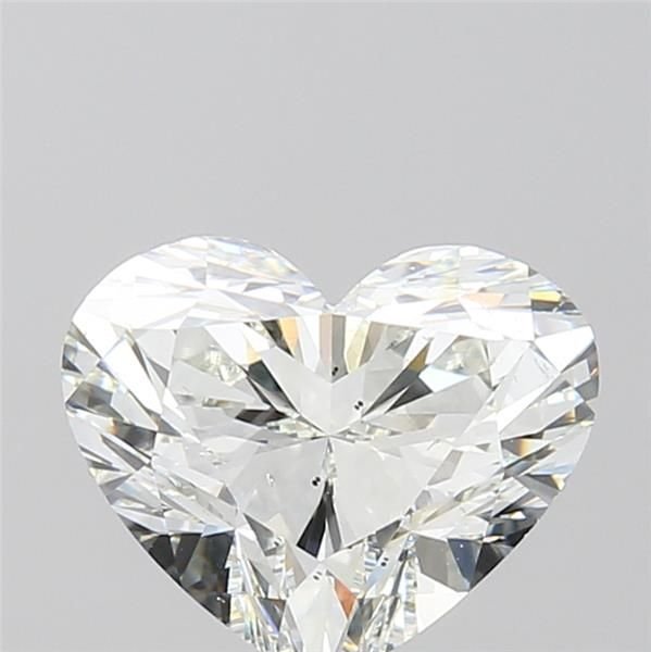 3.02ct F SI1 Rare Carat Ideal Cut Heart Diamond