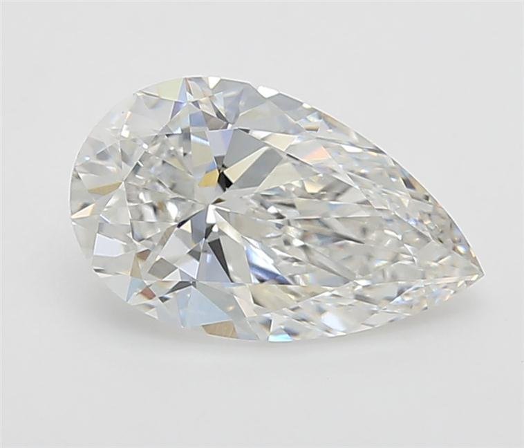 1.70ct F VS1 Rare Carat Ideal Cut Pear Lab Grown Diamond