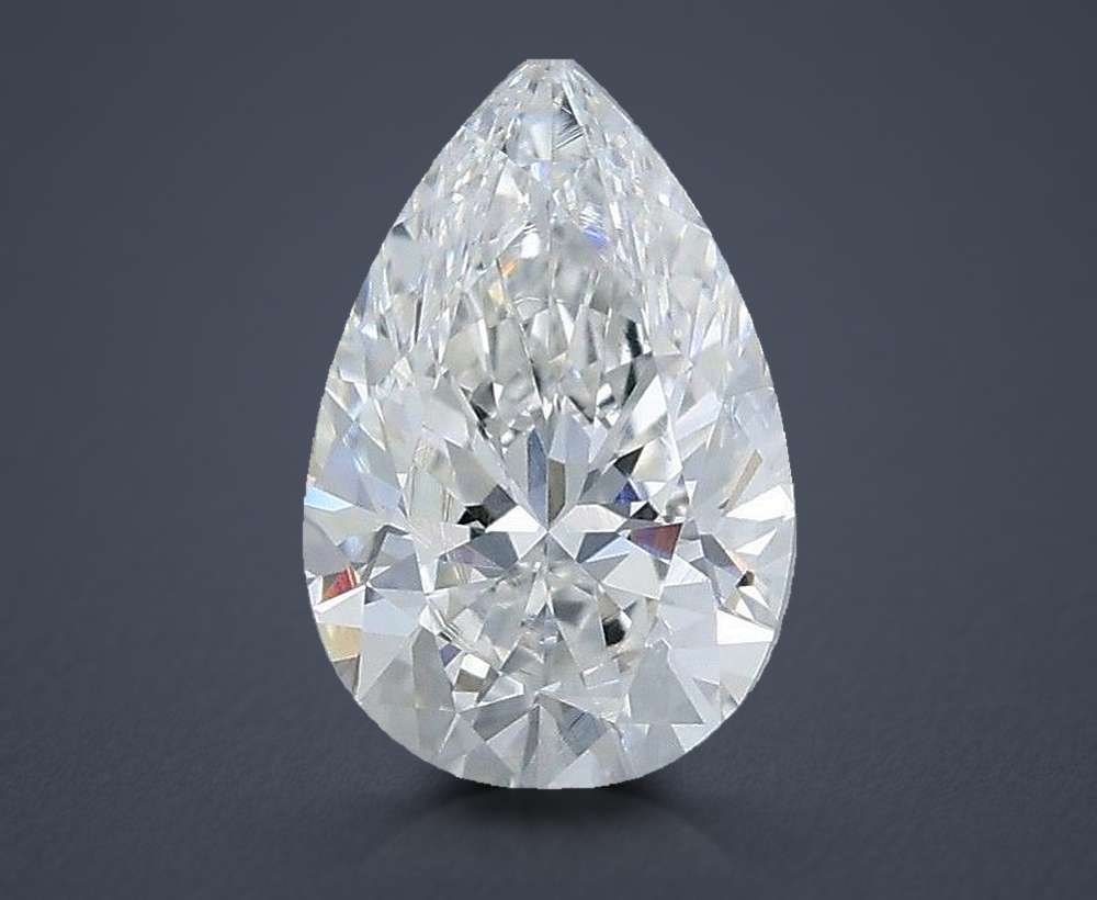 0.71 Carat Pear Natural Diamond