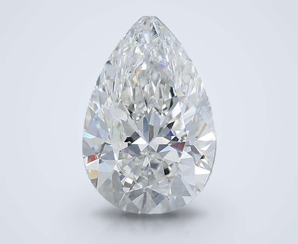 0.71 Carat Pear Natural Diamond
