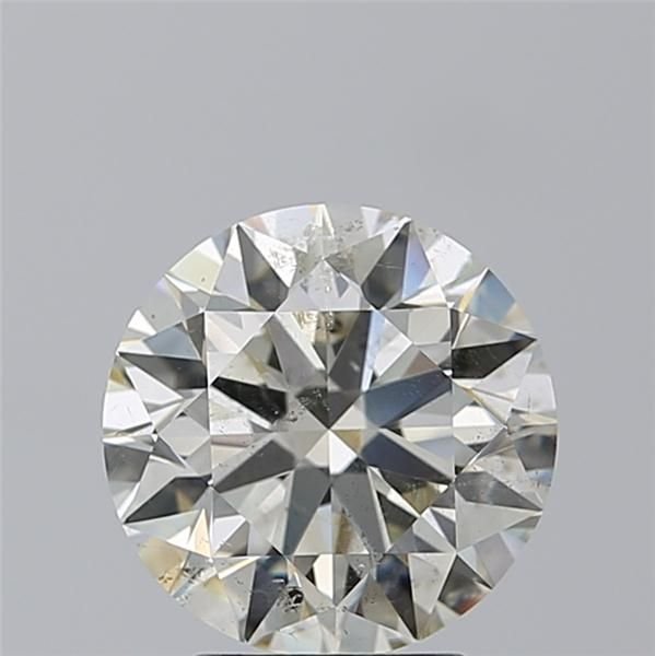 3.00ct J SI2 Ideal Cut Round Diamond