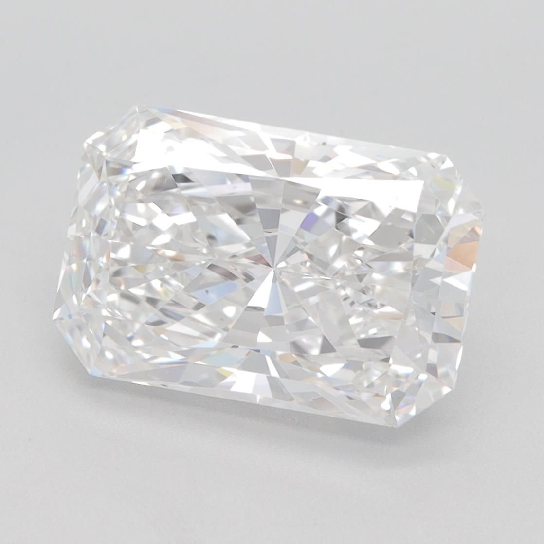 3.65ct E VVS1 Rare Carat Ideal Cut Radiant Lab Grown Diamond