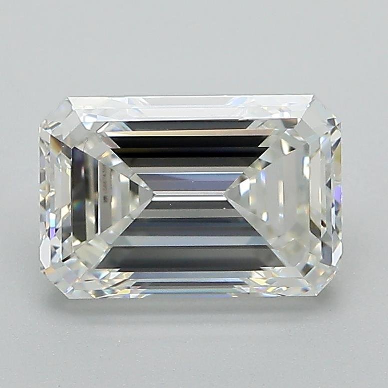 2.00ct F VS1 Very Good Cut Emerald Lab Grown Diamond