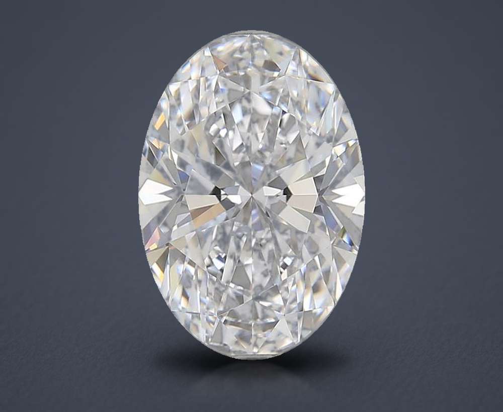 3.50 Carat Oval Lab Diamond