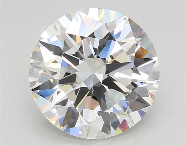 3.01ct F VVS2 Rare Carat Ideal Cut Round Lab Grown Diamond