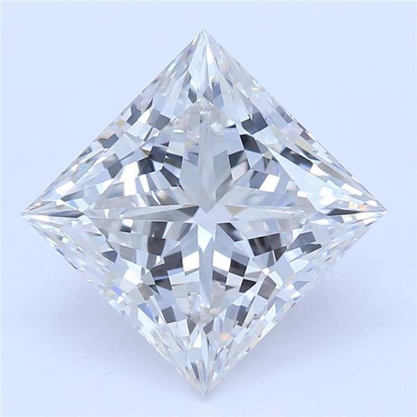 1.39ct H VS1 Rare Carat Ideal Cut Princess Lab Grown Diamond