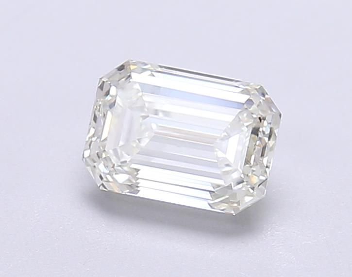 1.12ct H VVS2 Rare Carat Ideal Cut Emerald Lab Grown Diamond