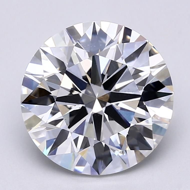 5.20ct F VS1 Rare Carat Ideal Cut Round Lab Grown Diamond