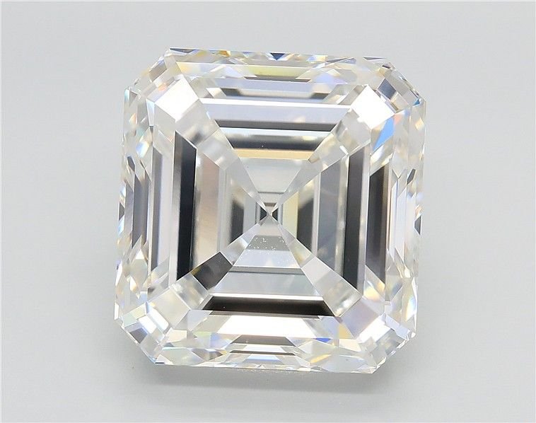 11.01ct G VVS2 Rare Carat Ideal Cut Asscher Lab Grown Diamond