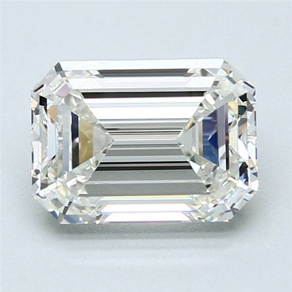 3.01ct J VS1 Very Good Cut Emerald Diamond