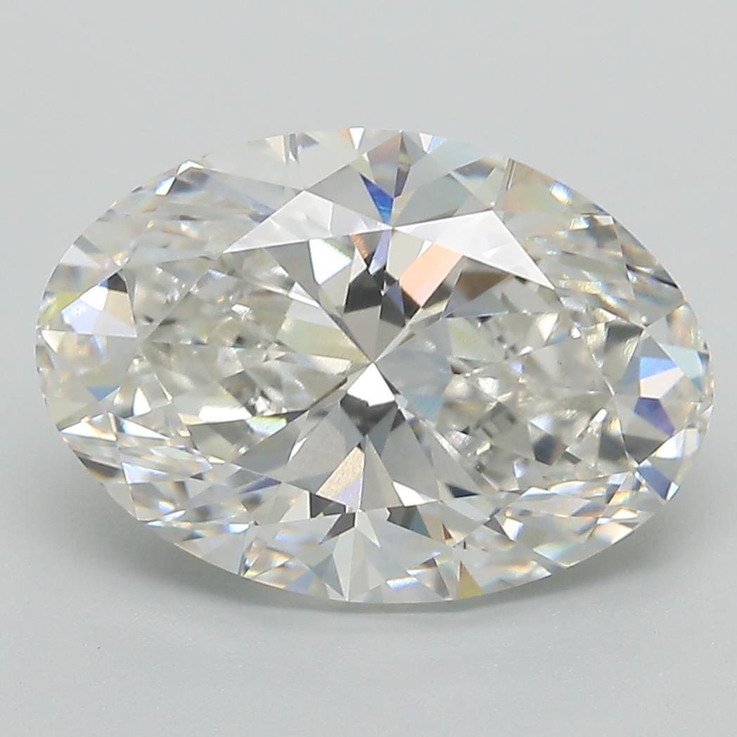 5.01ct F VVS2 Very Good Cut Oval Lab Grown Diamond