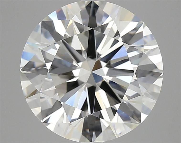 5.01ct H VS2 Rare Carat Ideal Cut Round Diamond