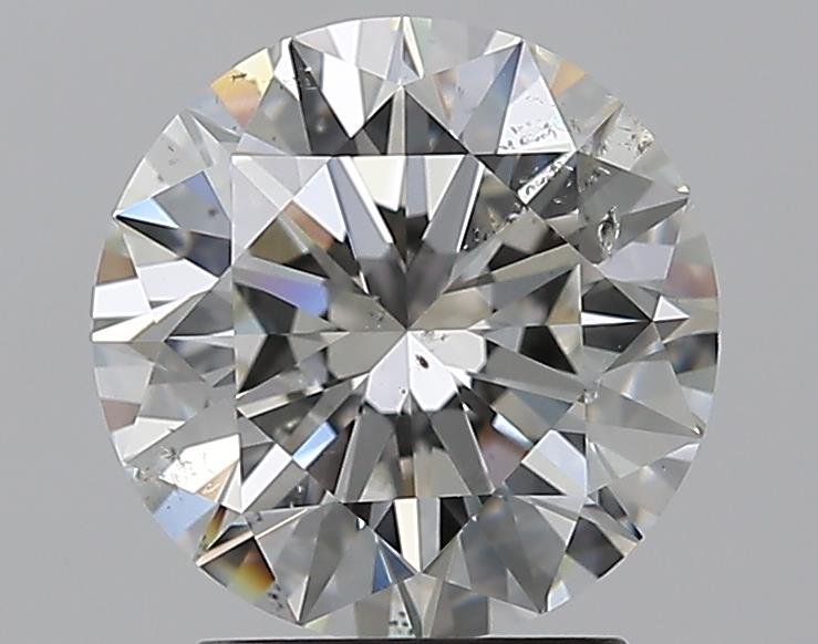 2.39ct G SI2 Rare Carat Ideal Cut Round Diamond