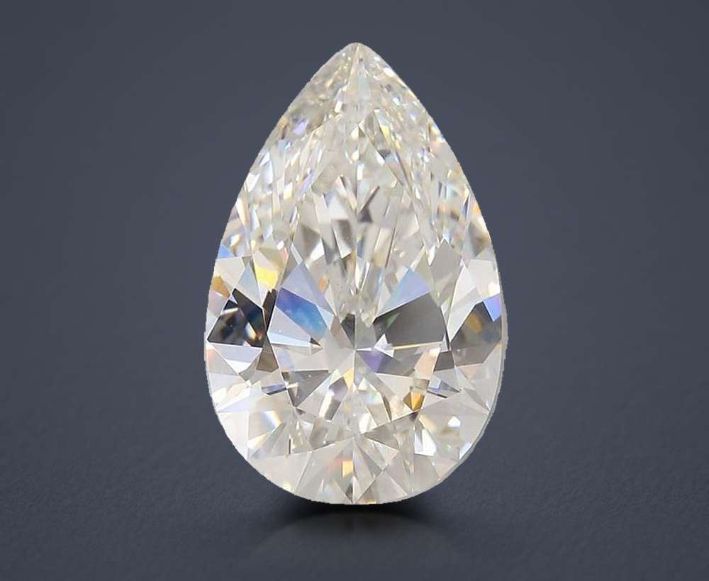 5.51 Carat Pear Lab Diamond