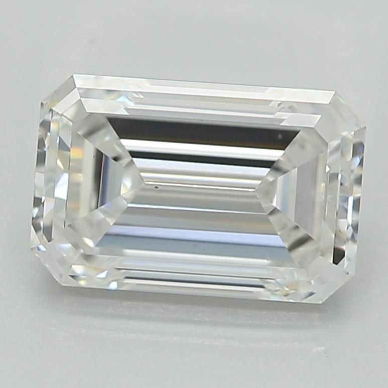 1.01ct D VS1 Excellent Cut Emerald Lab Grown Diamond