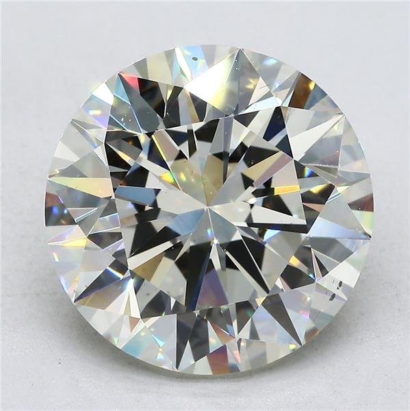 8.28ct J SI1 Rare Carat Ideal Cut Round Diamond