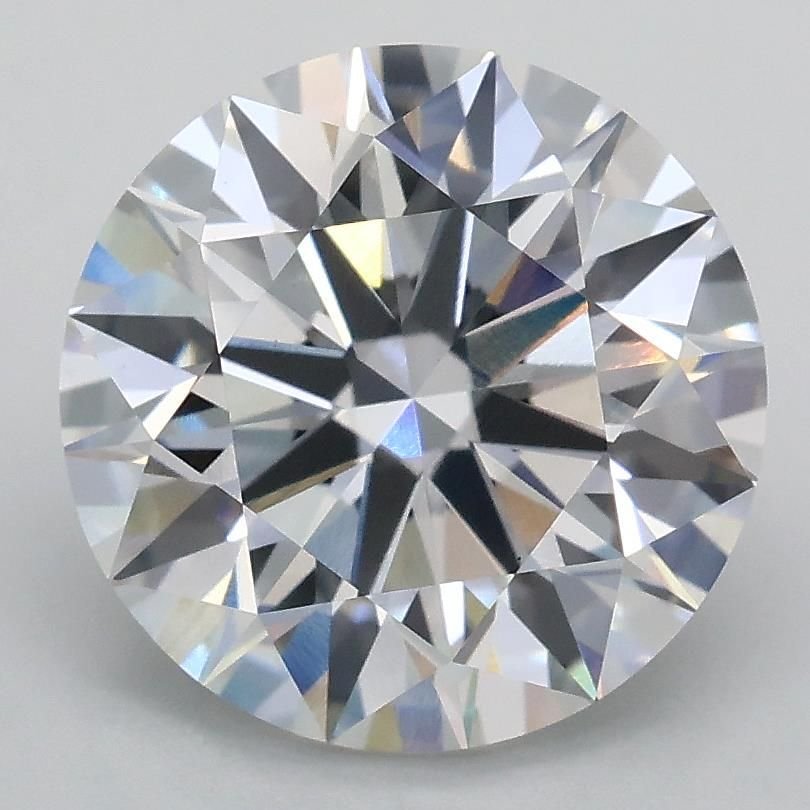 3.08ct E VS1 Rare Carat Ideal Cut Round Lab Grown Diamond