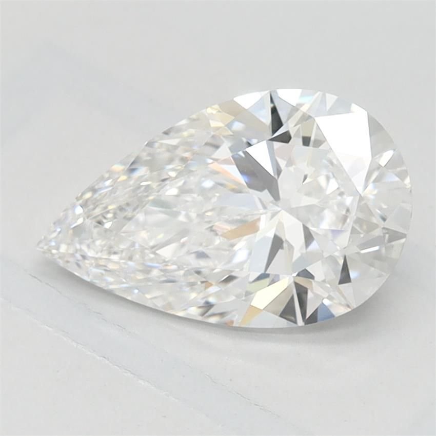 1.09ct E IF Rare Carat Ideal Cut Pear Lab Grown Diamond