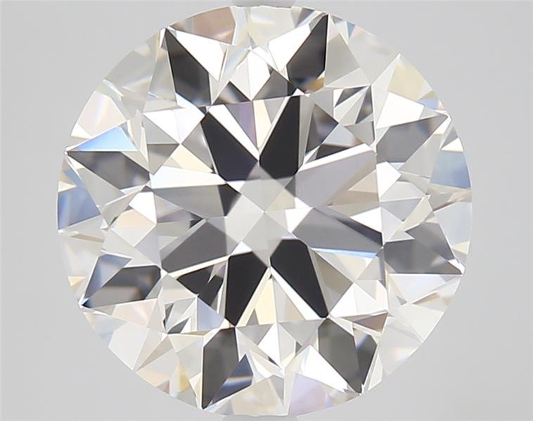 3.81ct J VVS1 Rare Carat Ideal Cut Round Diamond