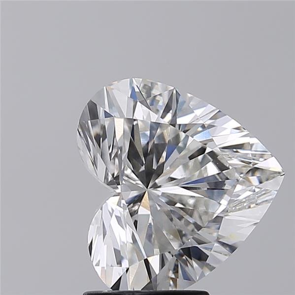 3.07ct H VS1 Rare Carat Ideal Cut Heart Lab Grown Diamond