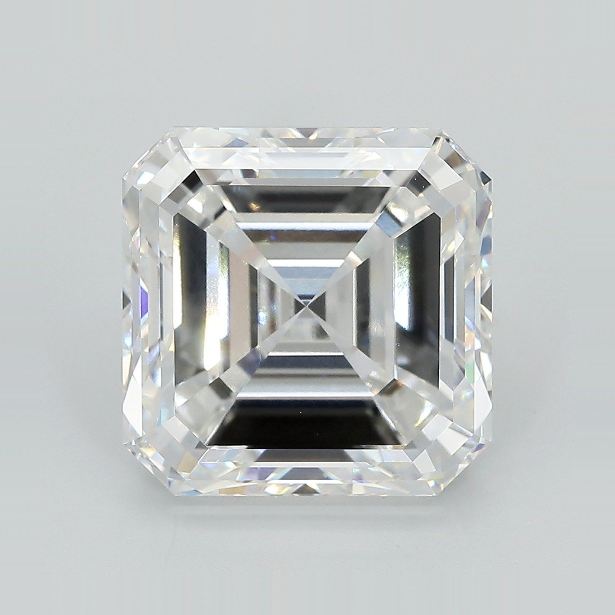 10.07ct F VVS2 Very Good Cut Asscher Lab Grown Diamond