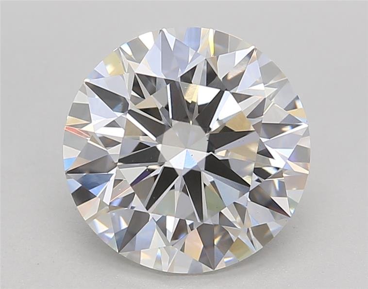 3.21ct F VS1 Rare Carat Ideal Cut Round Lab Grown Diamond