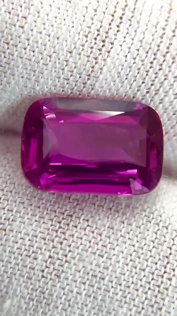5.01 Carat Pink Cushion Sapphire