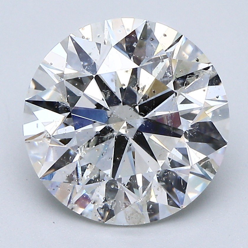 4.73ct F IF Rare Carat Ideal Cut Round Diamond