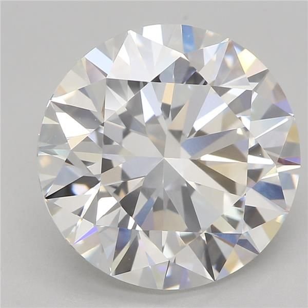 4.06ct E VVS2 Rare Carat Ideal Cut Round Lab Grown Diamond