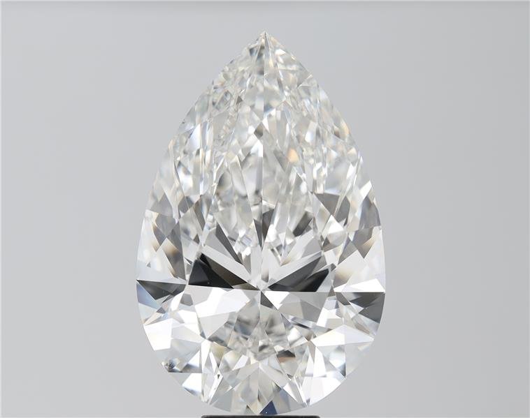 11.05ct F VS1 Rare Carat Ideal Cut Pear Lab Grown Diamond