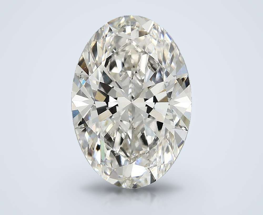 3.89 Carat Oval Lab Diamond