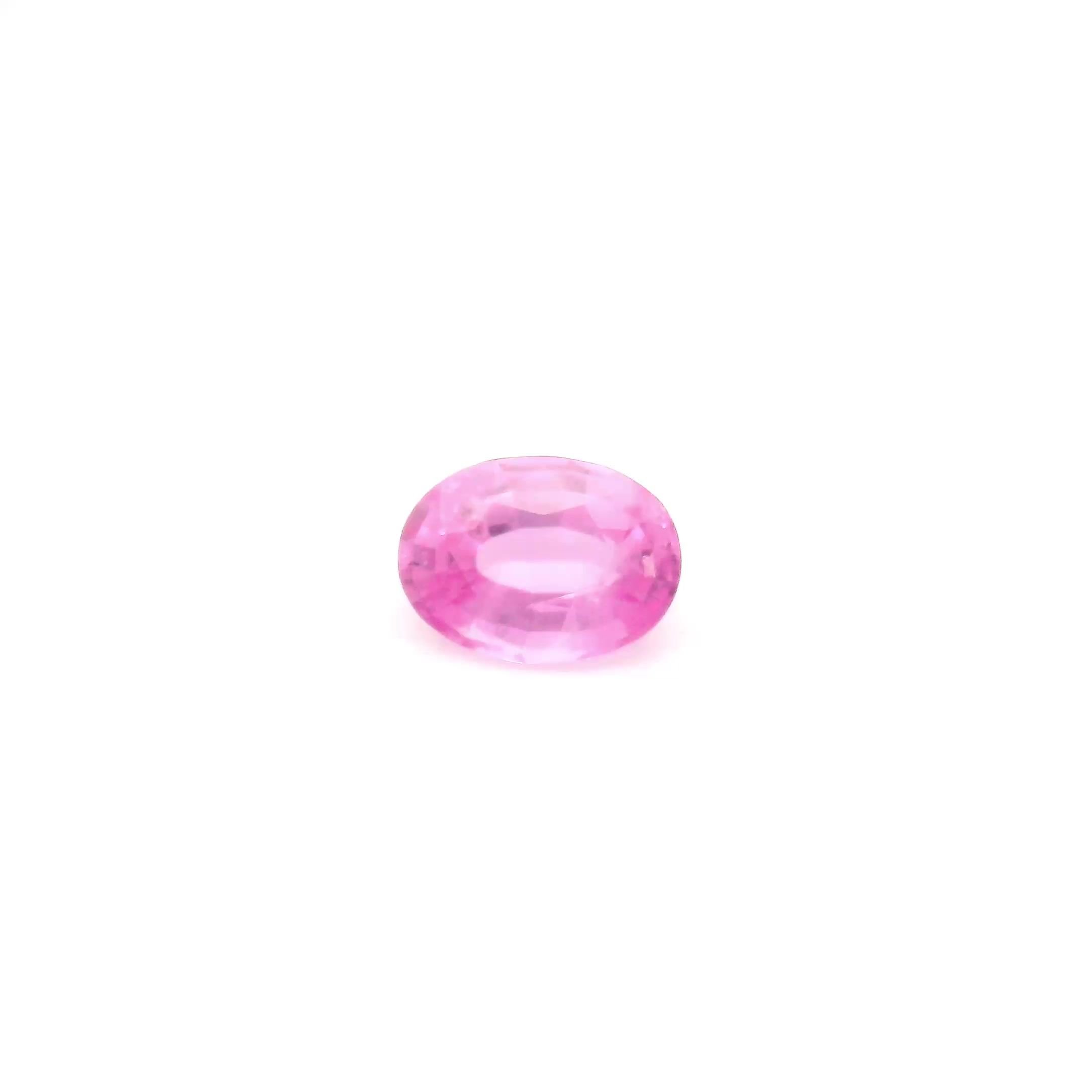 1.04 Carat Light Pink Oval Sapphire