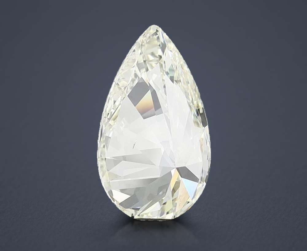 5.00 Carat Pear Natural Diamond