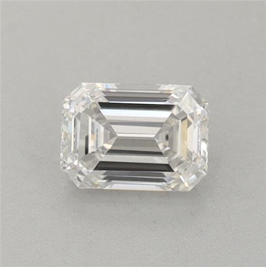 0.54ct E VVS2 Excellent Cut Emerald Lab Grown Diamond