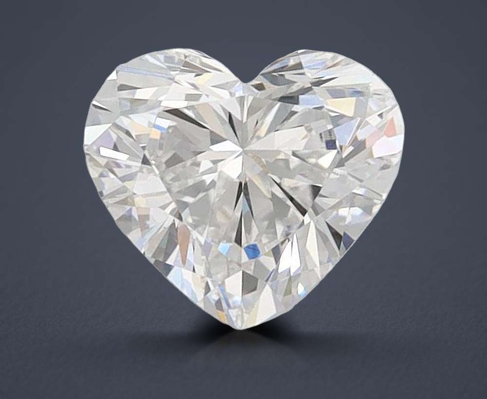 1.00 Carat Heart Lab Diamond
