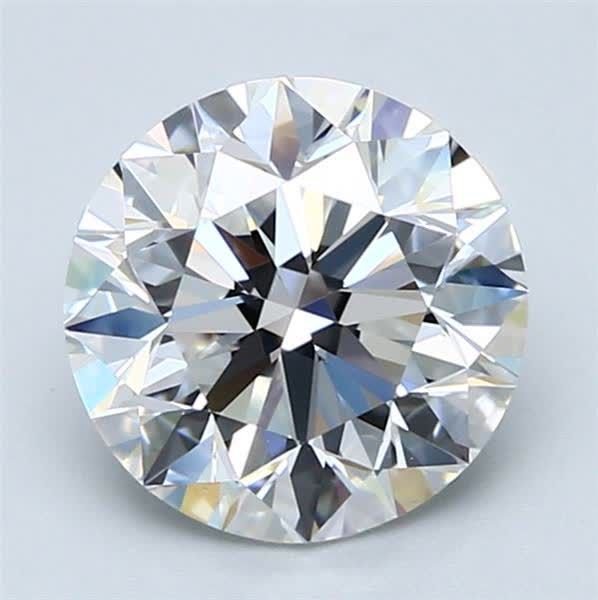 2.70ct D VS1 Excellent Cut Round Diamond