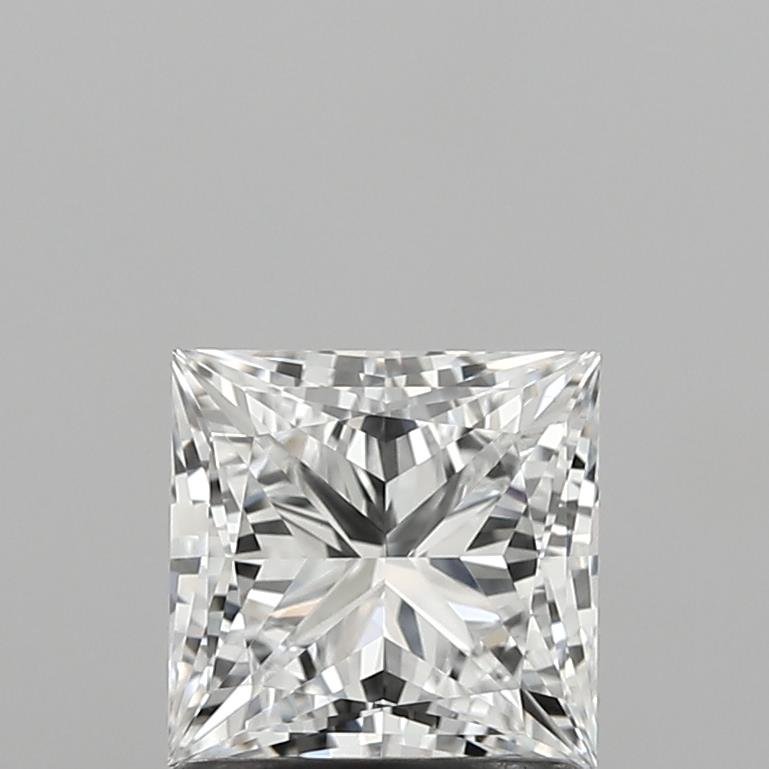 1.19ct E VS2 Rare Carat Ideal Cut Princess Lab Grown Diamond