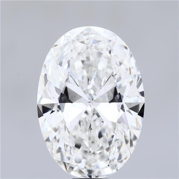 20.84ct F VS2 Rare Carat Ideal Cut Oval Lab Grown Diamond