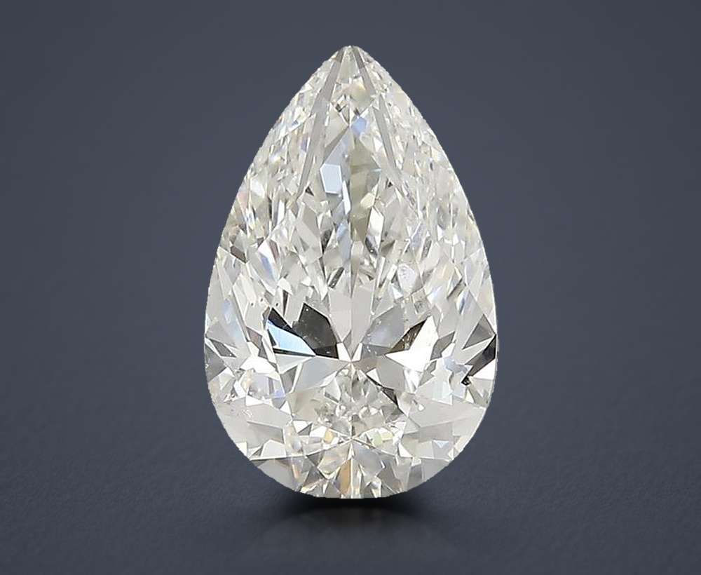 2.51 Carat Pear Natural Diamond
