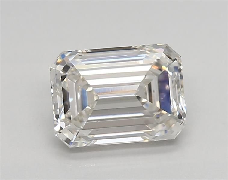 1.46ct F VVS2 Rare Carat Ideal Cut Emerald Lab Grown Diamond