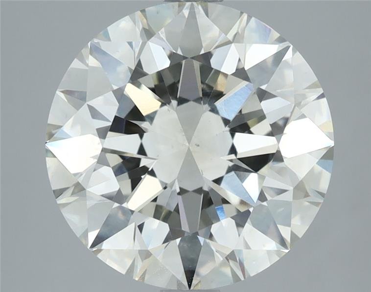 4.52ct J SI1 Rare Carat Ideal Cut Round Diamond