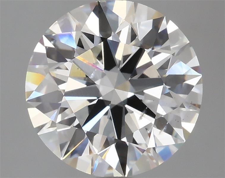 3.46ct F SI1 Rare Carat Ideal Cut Round Lab Grown Diamond