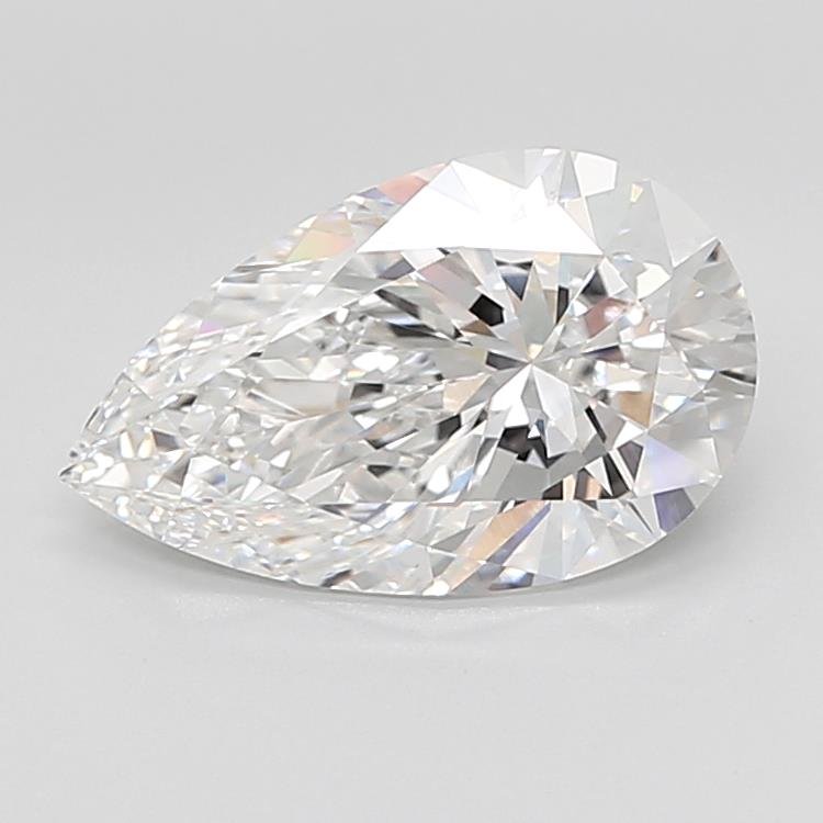 5.09ct E VVS2 Rare Carat Ideal Cut Pear Lab Grown Diamond