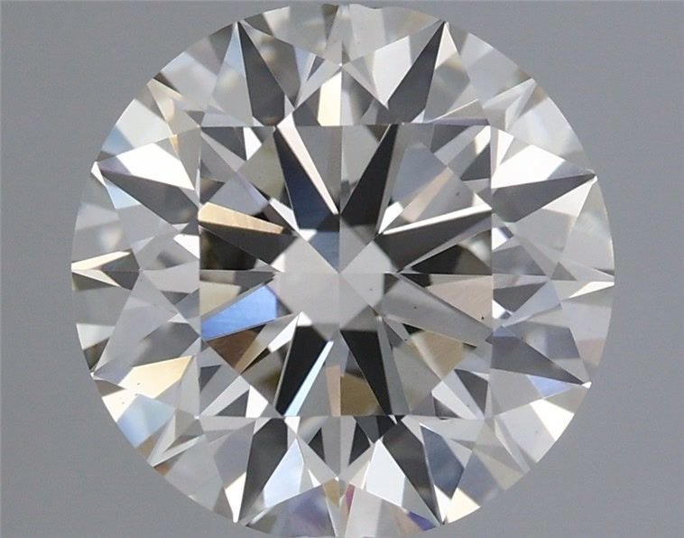 2.45ct J VS1 Rare Carat Ideal Cut Round Lab Grown Diamond