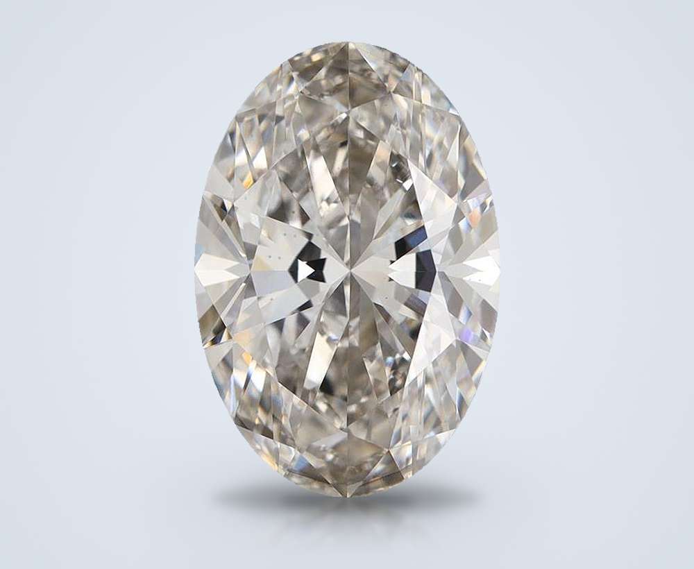 6.33 Carat Oval Lab Diamond
