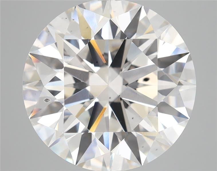 6.56ct F SI1 Rare Carat Ideal Cut Round Lab Grown Diamond