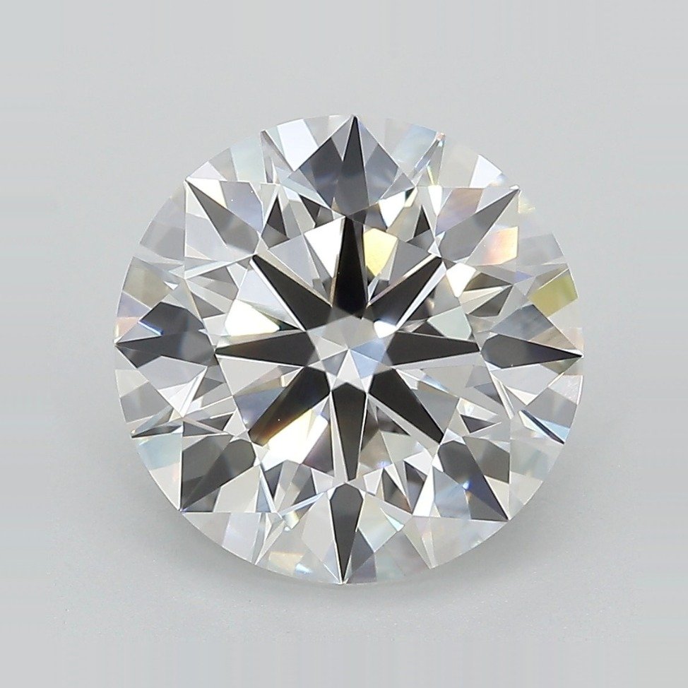 4.88ct E VVS2 Rare Carat Ideal Cut Round Lab Grown Diamond