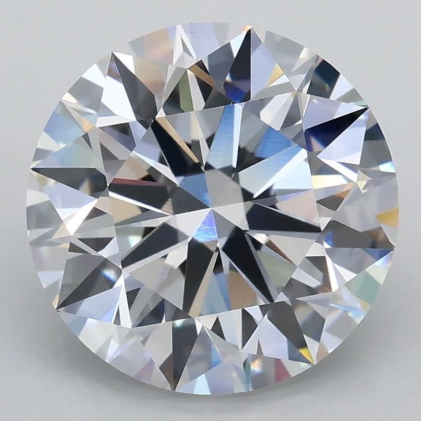 3.44ct E VVS2 Rare Carat Ideal Cut Round Lab Grown Diamond