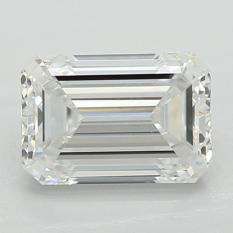 1.00ct D VVS2 Excellent Cut Emerald Lab Grown Diamond